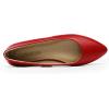 imageDREAM PAIRS Womens Dress Pointed Toe Flats Ballet Comfort Soft Slip On Casual Flat Shoes for Work Office BusinessRedpu