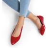 imageDREAM PAIRS Womens Dress Pointed Toe Flats Ballet Comfort Soft Slip On Casual Flat Shoes for Work Office BusinessRedpu