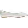 imageDREAM PAIRS Womens Dress Pointed Toe Flats Ballet Comfort Soft Slip On Casual Flat Shoes for Work Office BusinessSilverGlitter