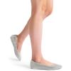 imageDREAM PAIRS Womens Dress Pointed Toe Flats Ballet Comfort Soft Slip On Casual Flat Shoes for Work Office BusinessSilverrhinestone