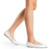 imageDREAM PAIRS Womens Dress Pointed Toe Flats Ballet Comfort Soft Slip On Casual Flat Shoes for Work Office BusinessWhitePu