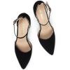 imageDREAM PAIRS Womens OppointedLacey Pointed Toe Ankle Strap High Heel Stiletto Pumps Wedding Dress ShoesBlackNubuck