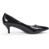 imageDREAM PAIRS Womens Pumps Kitten Heel Pointed Toe Shoes for Women Comfortable Office Work Dress ShoesBlackPat