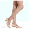 imageDREAM PAIRS Womens Pumps Kitten Heel Pointed Toe Shoes for Women Comfortable Office Work Dress ShoesNudeNubuck