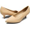 imageDREAM PAIRS Womens Pumps Kitten Heel Pointed Toe Shoes for Women Comfortable Office Work Dress ShoesNudeNubuck