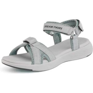 imageDREAM PAIRS Womens Sport Athletic Sandals Outdoor Hiking SandalsGrey