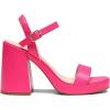 imageDREAM PAIRS Heels for Women Block Chunky Platform High Heels Open Toe GISELLE Fashion Wedding Party Evening Prom Dance Ankle Strap Dress Pump Sandals ShoesHot Pink
