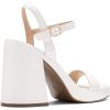 imageDREAM PAIRS Heels for Women Block Chunky Platform High Heels Open Toe GISELLE Fashion Wedding Party Evening Prom Dance Ankle Strap Dress Pump Sandals ShoesWhite