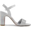 imageDREAM PAIRS Womens Chunky Heels Open Toe Ankle Strap High Block Comfy Dress Heel Sandals Pumps ShoesSilverglitter