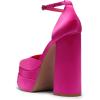imageDREAM PAIRS Womens High Chunky Platform Closed Toe Block Heels Square Toe Ankle Strap Dress Wedding Party Pumps Shoes AureliaRose Redsatin