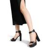 imageDREAM PAIRS Womens Hilo Heeled SandalBlackpu