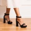 imageDREAM PAIRS Womens Hilo Heeled SandalBlackpu