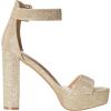 imageDREAM PAIRS Womens Hilo Heeled SandalGoldGlitter