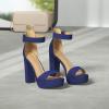 imageDREAM PAIRS Womens Hilo Heeled SandalRoyalBlue