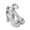 imageDREAM PAIRS Womens Hilo Heeled SandalSilverGlitter