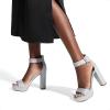 imageDREAM PAIRS Womens Hilo Heeled SandalSilverGlitter