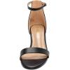 imageDREAM PAIRS Womens LowChunk Low Heel Pump SandalBlackPu