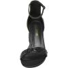 imageDREAM PAIRS Womens LowChunk Low Heel Pump SandalBlackRhinestone