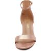 imageDREAM PAIRS Womens LowChunk Low Heel Pump SandalChampagnePearl