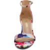 imageDREAM PAIRS Womens LowChunk Low Heel Pump SandalFloral