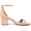 imageDREAM PAIRS Womens LowChunk Low Heel Pump SandalNudeNubuck