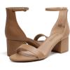 imageDREAM PAIRS Womens LowChunk Low Heel Pump SandalNudePu