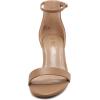 imageDREAM PAIRS Womens LowChunk Low Heel Pump SandalNudePu