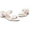 imageDREAM PAIRS Womens Two Strap Open Toe Low Block Chunky Heels Sandals Dress Pumps Casual Summer Mules ShoesWhitepearl