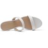 imageDREAM PAIRS Womens Two Strap Open Toe Low Block Chunky Heels Sandals Dress Pumps Casual Summer Mules ShoesWhitestone