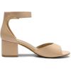 imageDREAM PAIRS Womens Chunkle Low Heel Pump Ankle Strap Dress SandalLight Nude