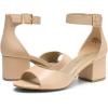 imageDREAM PAIRS Womens Chunkle Low Heel Pump Ankle Strap Dress SandalLight Nude