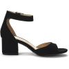 imageDREAM PAIRS Womens Chunkle Low Heel Pump Ankle Strap Dress SandalMatte Black