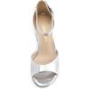imageDREAM PAIRS Womens Chunkle Low Heel Pump Ankle Strap Dress SandalSilvermetallic