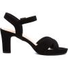 imageDREAM PAIRS Womens Chunky Heels Open Toe Ankle Strap Sparkly Heels Pump SandalsBlackSuede