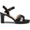 imageDREAM PAIRS Womens Chunky Heels Open Toe Ankle Strap Sparkly Heels Pump SandalsBlackpu