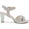 imageDREAM PAIRS Womens Chunky Heels Open Toe Ankle Strap Sparkly Heels Pump SandalsSilverGlitter