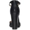 imageDREAM PAIRS Womens Coco High Heels Chunky Block Pumps Pointed Closed Toe Ankle Strap Dress ShoesBlackPu