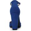 imageDREAM PAIRS Womens Coco High Heels Chunky Block Pumps Pointed Closed Toe Ankle Strap Dress ShoesRoyalBlue