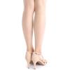 imageDREAM PAIRS Womens Gigi Fashion Stilettos Open Toe Pump Heel SandalsNudeNubuck