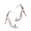 imageDREAM PAIRS Womens High Heels Flower Ankle Strap Stilettos Round Open Toe Dressy Sexy SandalsAll White