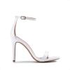 imageDREAM PAIRS Womens High Heels Flower Ankle Strap Stilettos Round Open Toe Dressy Sexy SandalsAll White