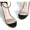 imageDREAM PAIRS Womens High Heels Flower Ankle Strap Stilettos Round Open Toe Dressy Sexy SandalsBlackrhinestone
