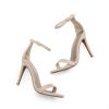 imageDREAM PAIRS Womens High Heels Flower Ankle Strap Stilettos Round Open Toe Dressy Sexy SandalsNudeSuede