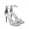 imageDREAM PAIRS Womens High Heels Flower Ankle Strap Stilettos Round Open Toe Dressy Sexy SandalsSilver