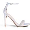 imageDREAM PAIRS Womens High Heels Flower Ankle Strap Stilettos Round Open Toe Dressy Sexy SandalsSilverrhinestone