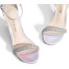 imageDREAM PAIRS Womens High Heels Flower Ankle Strap Stilettos Round Open Toe Dressy Sexy SandalsSilverrhinestone