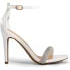 imageDREAM PAIRS Womens High Heels Flower Ankle Strap Stilettos Round Open Toe Dressy Sexy SandalsWhiterhinestone