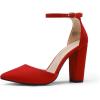 Red/Suede