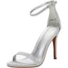 imageDREAM PAIRS Womens High Heels Flower Ankle Strap Stilettos Round Open Toe Dressy Sexy SandalsSilver