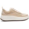 imageDREAM PAIRS Women Chunky City Tweed Comfortable Casual Platform Fashion SneakerApricotknitarch